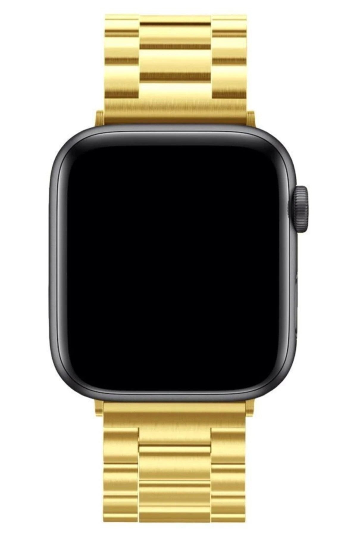 Mey İthalat® Watch 42mm Metal Baklalı Kordon - Gold