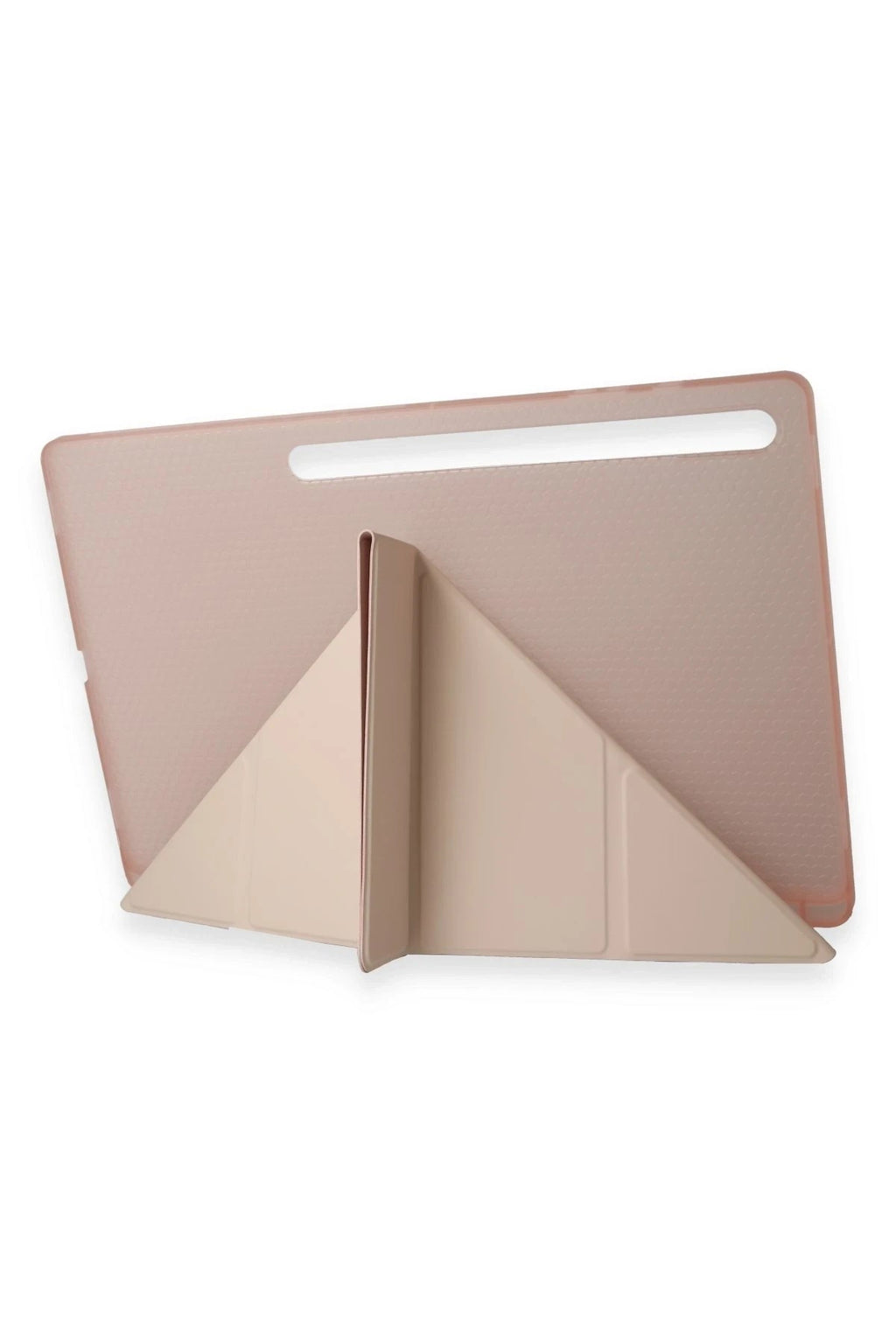 Mey İthalat® Samsung Galaxy Tab A9 Plus Kılıf Kalemlikli Mars Tablet Kılıfı - Rose Gold