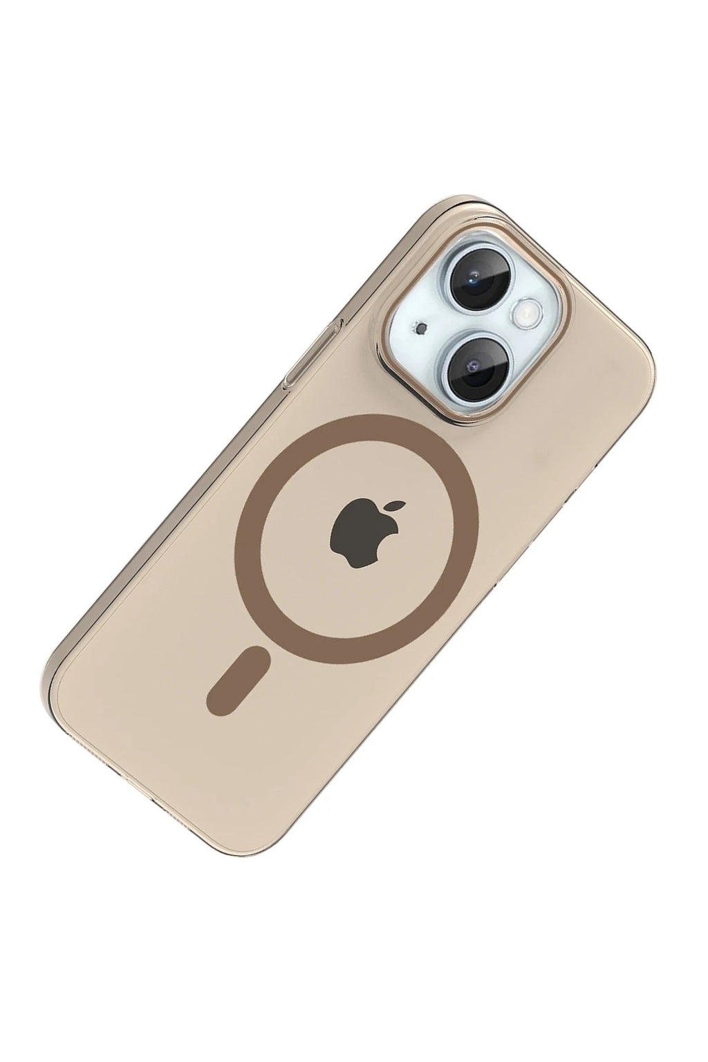 Mey İthalat® iPhone 14 PC Blank Magsafe Kapak - Çöl Titanyum