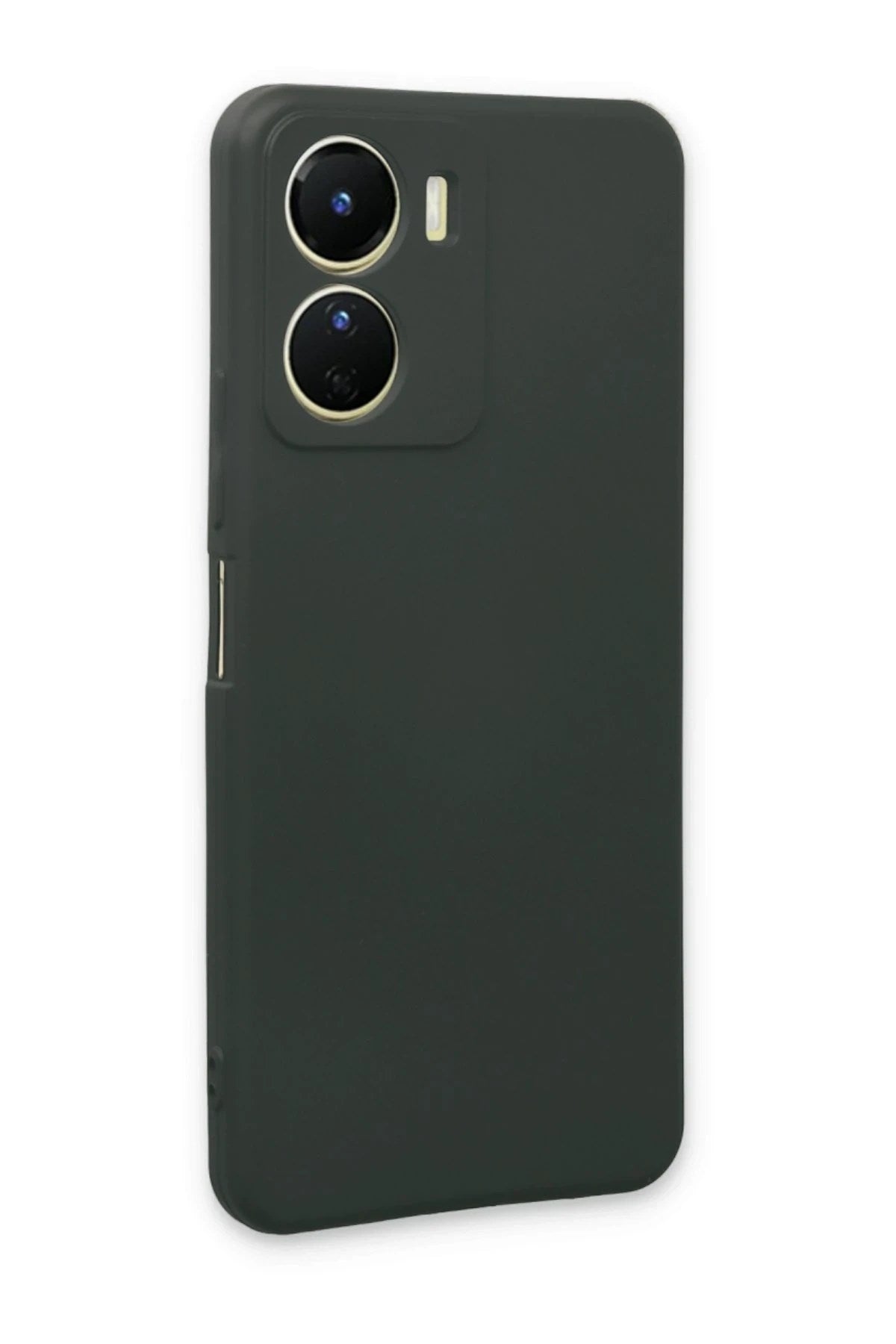 Mey İthalat® Vivo Y16 Kılıf First Silikon - Koyu Yeşil