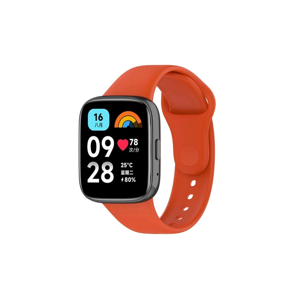 Mey İthalat® Redmi Watch 3 Active Klasik Kordon - Turuncu