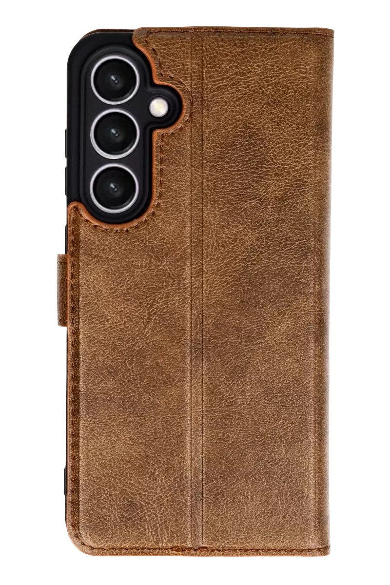 Mey İthalat® Samsung Galaxy S26 Plus Trend S Plus Kapaklı Kılıf - Taba