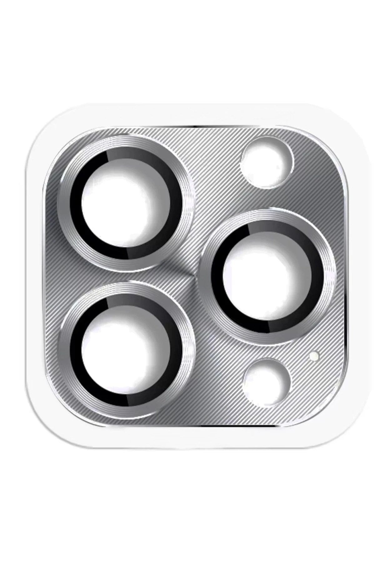 Mey İthalat® iPhone 16 Pro Max Pers Alüminyum Kamera Lens - Gri