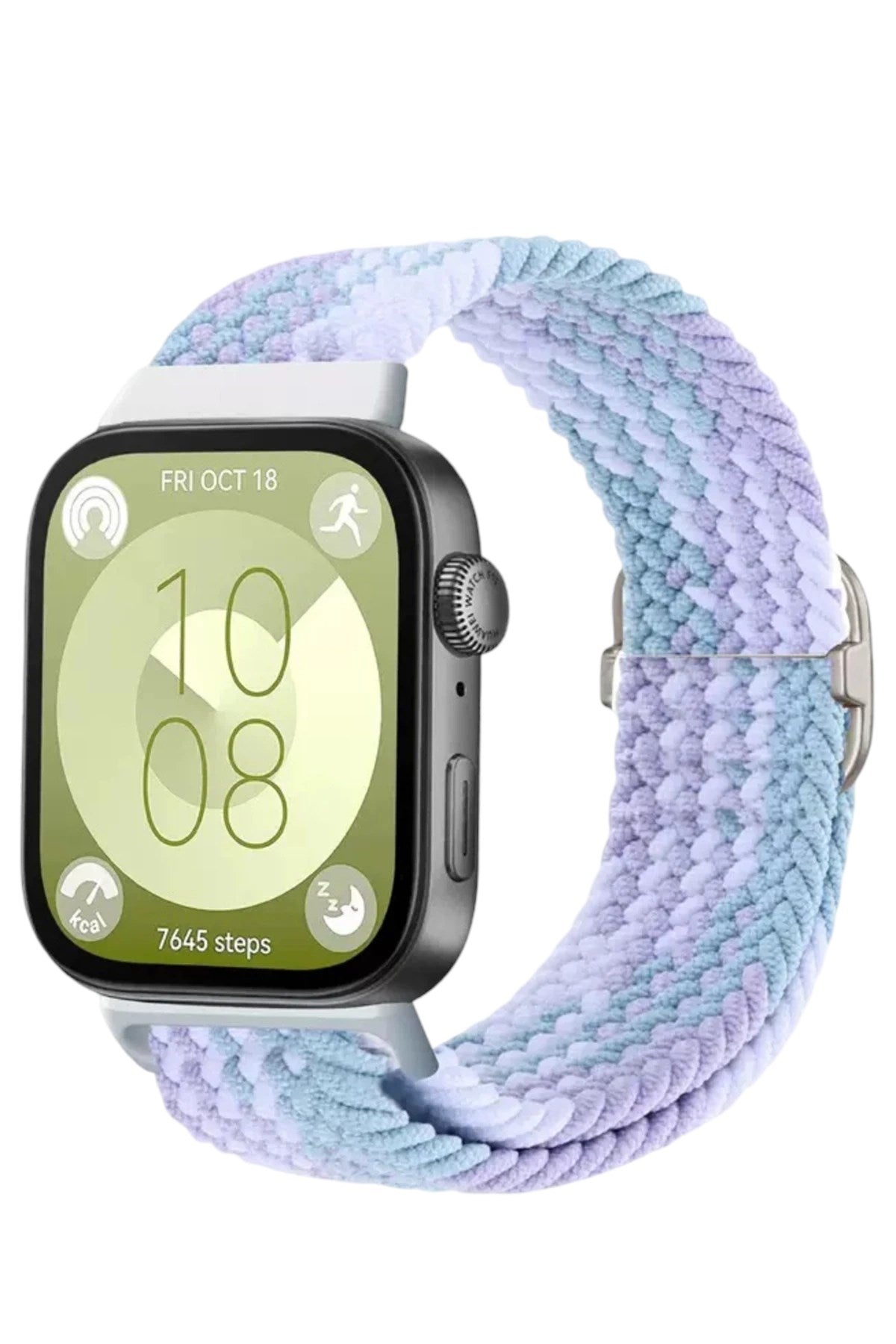Mey İthalat® Huawei Fit 4 Star Kordon - Lila-Beyaz
