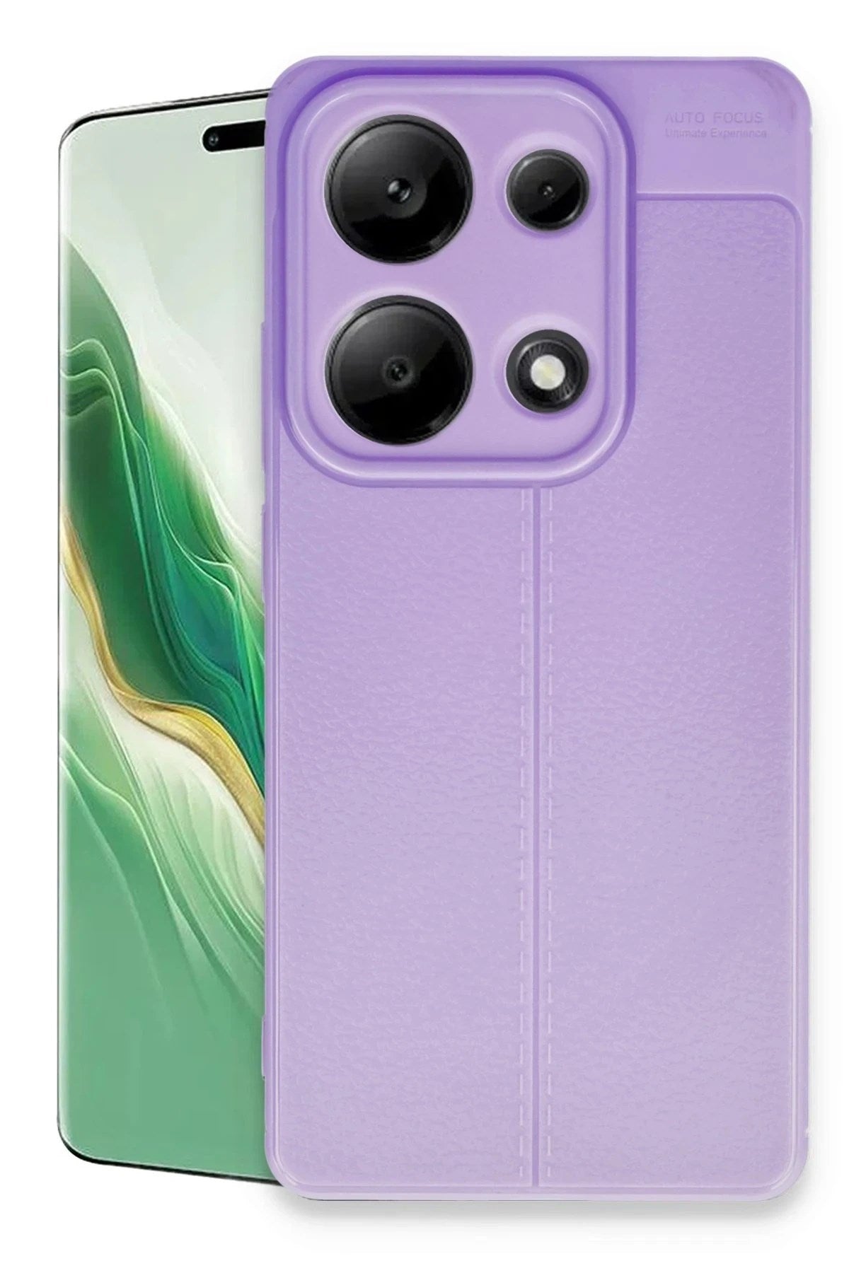 Mey İthalat® Redmi Note 13 Pro 4G Kılıf Auto Focus Kapak - Lila