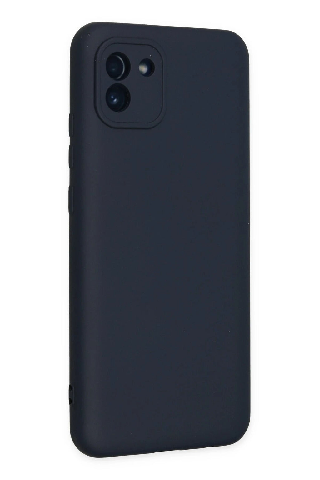 Mey İthalat® Samsung Galaxy A03 Kılıf Nano içi Kadife Silikon - Lacivert