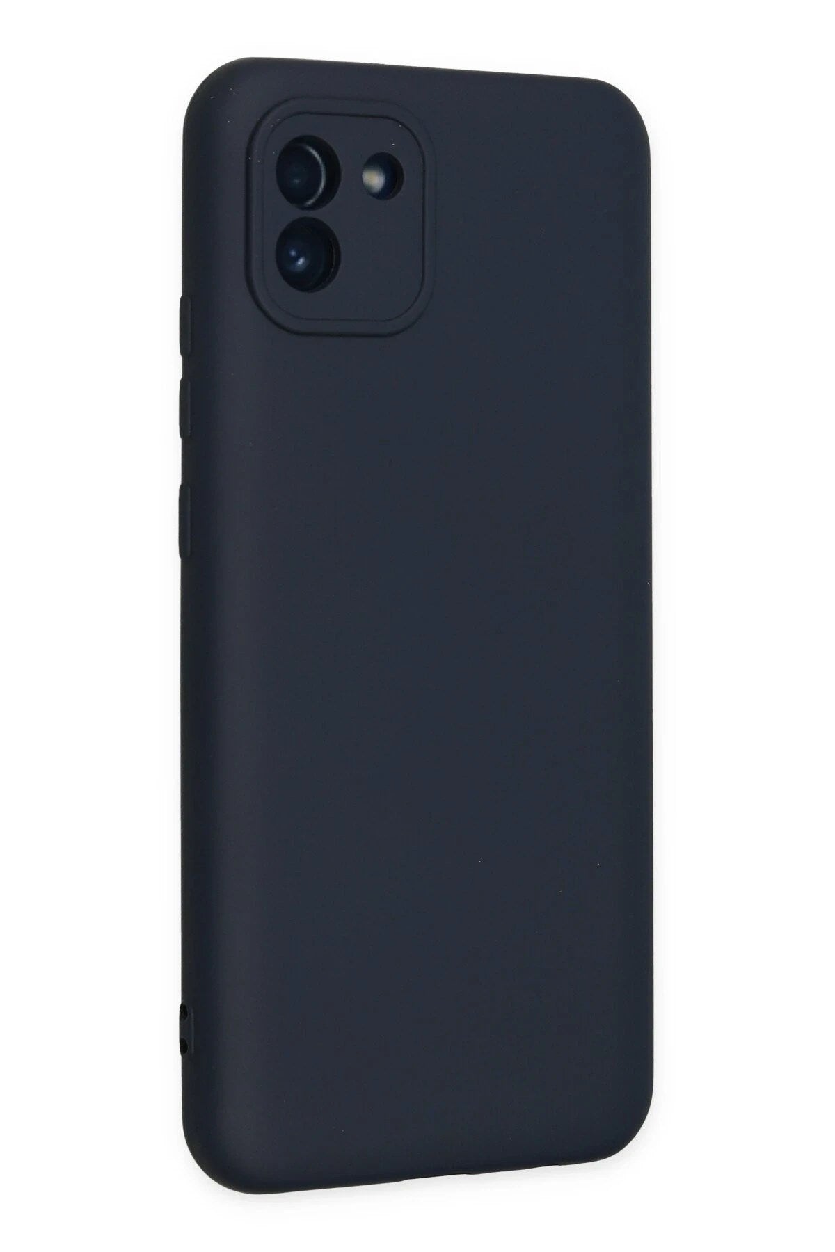 Mey İthalat® Samsung Galaxy A03 Kılıf Nano içi Kadife Silikon - Lacivert