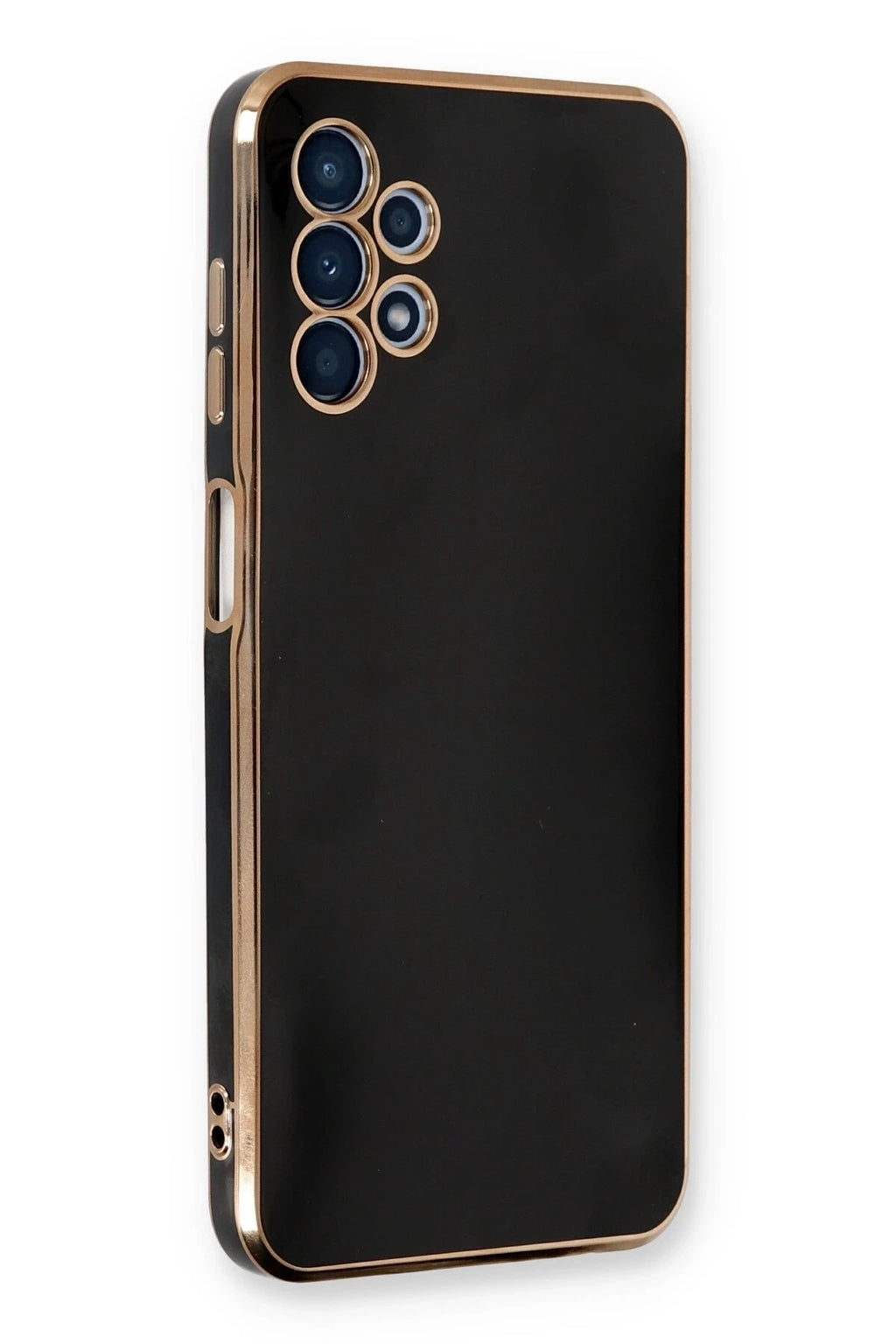 Mey İthalat® Samsung Galaxy A13 4G Kılıf Volet Silikon - Siyah