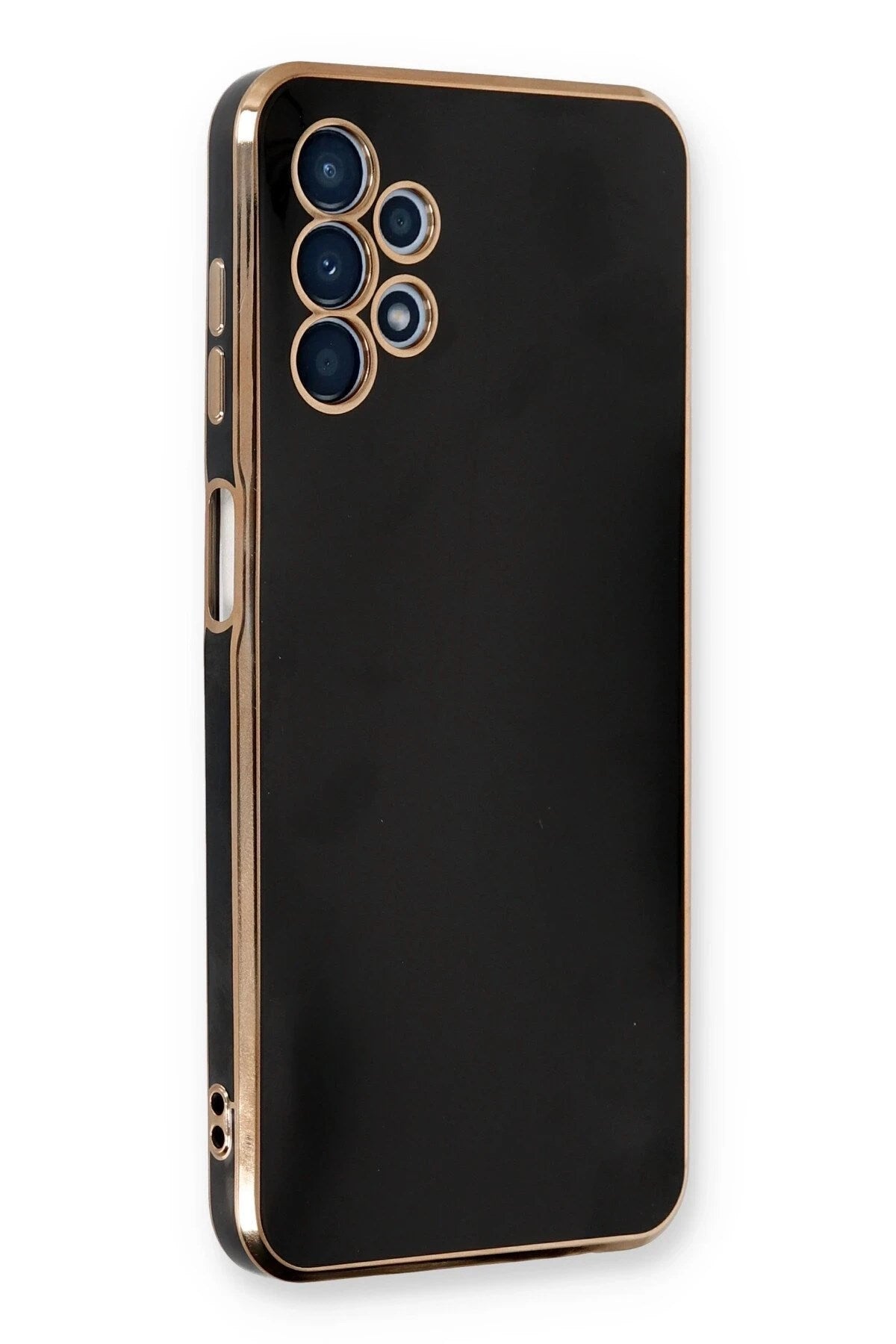 Mey İthalat® Samsung Galaxy A13 4G Kılıf Volet Silikon - Siyah