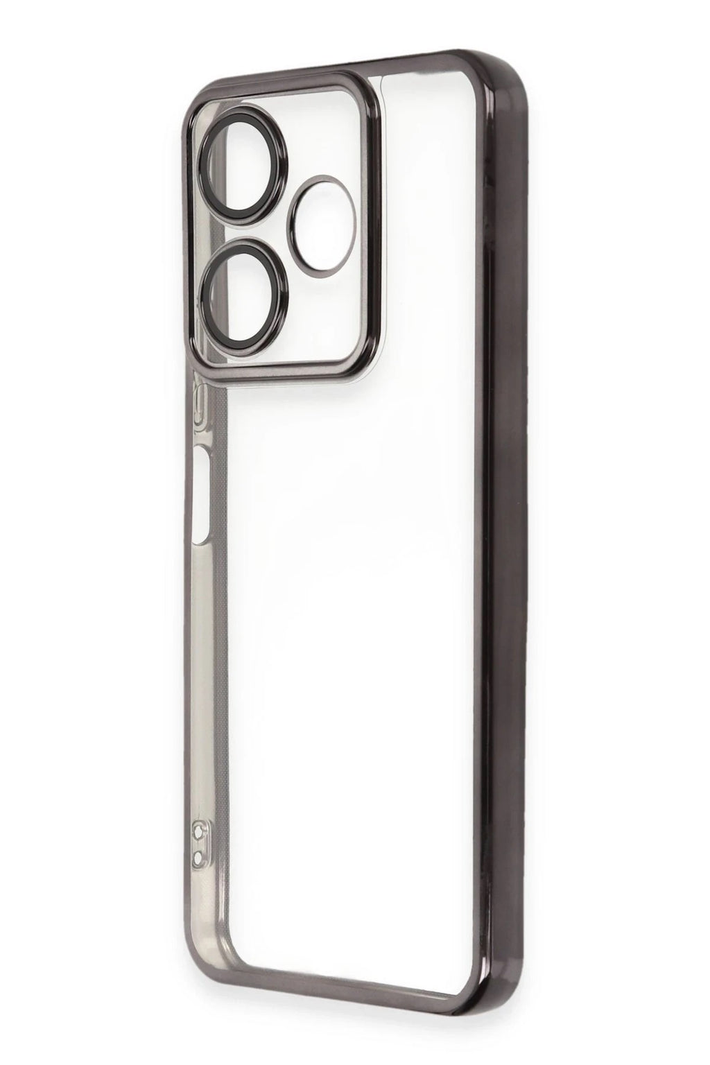 Mey İthalat® Redmi 13 4G Kılıf Lensli Silikon - Siyah