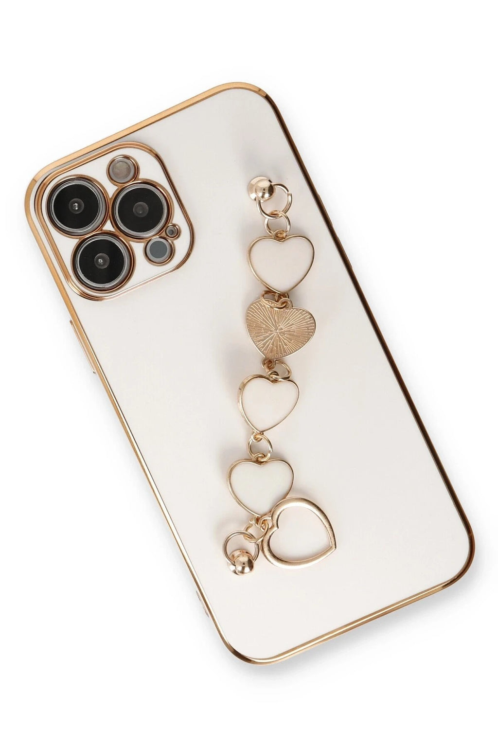 Mey İthalat® iPhone 14 Pro Max Kılıf Esila Silikon - Beyaz