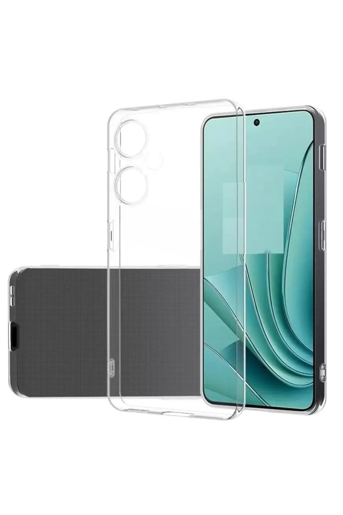 Mey İthalat® Vivo Y27 Kılıf Lüx Şeffaf Silikon