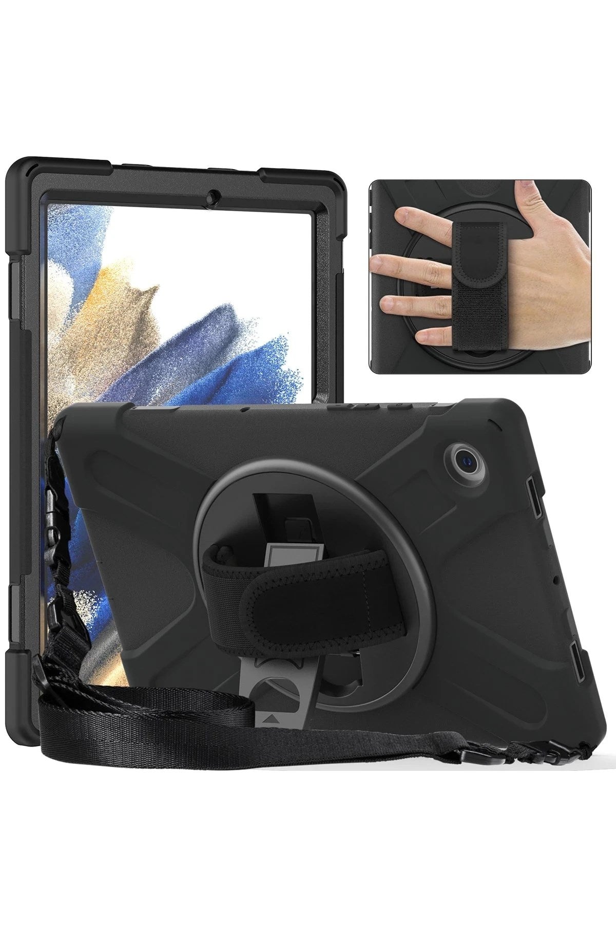 Mey İthalat® Lenovo Tab M10 TB328FU Kılıf Amazing Tablet Kapak - Siyah