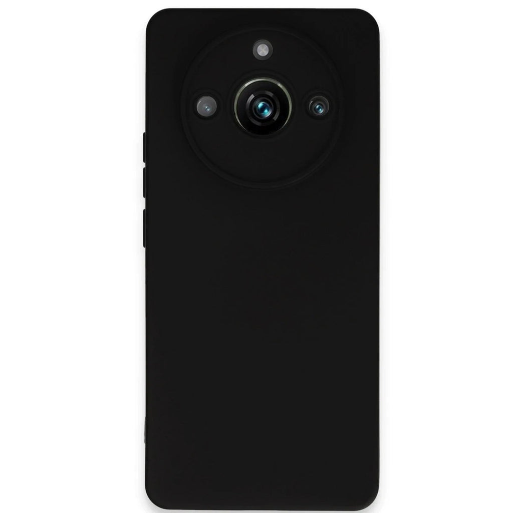 Mey İthalat® Realme 11 Pro Kılıf Nano içi Kadife Silikon - Siyah