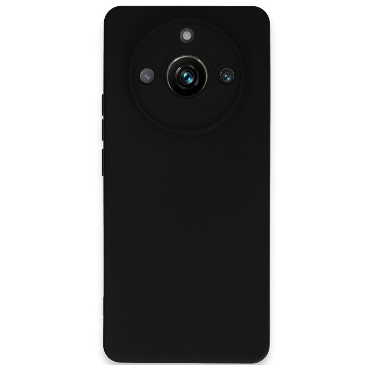 Mey İthalat® Realme 11 Pro Kılıf Nano içi Kadife Silikon - Siyah