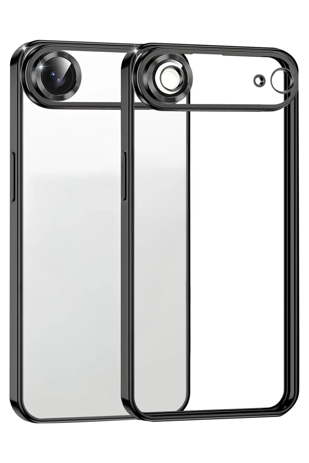 Mey İthalat® iPhone 17 Air Lensli Silikon - Siyah