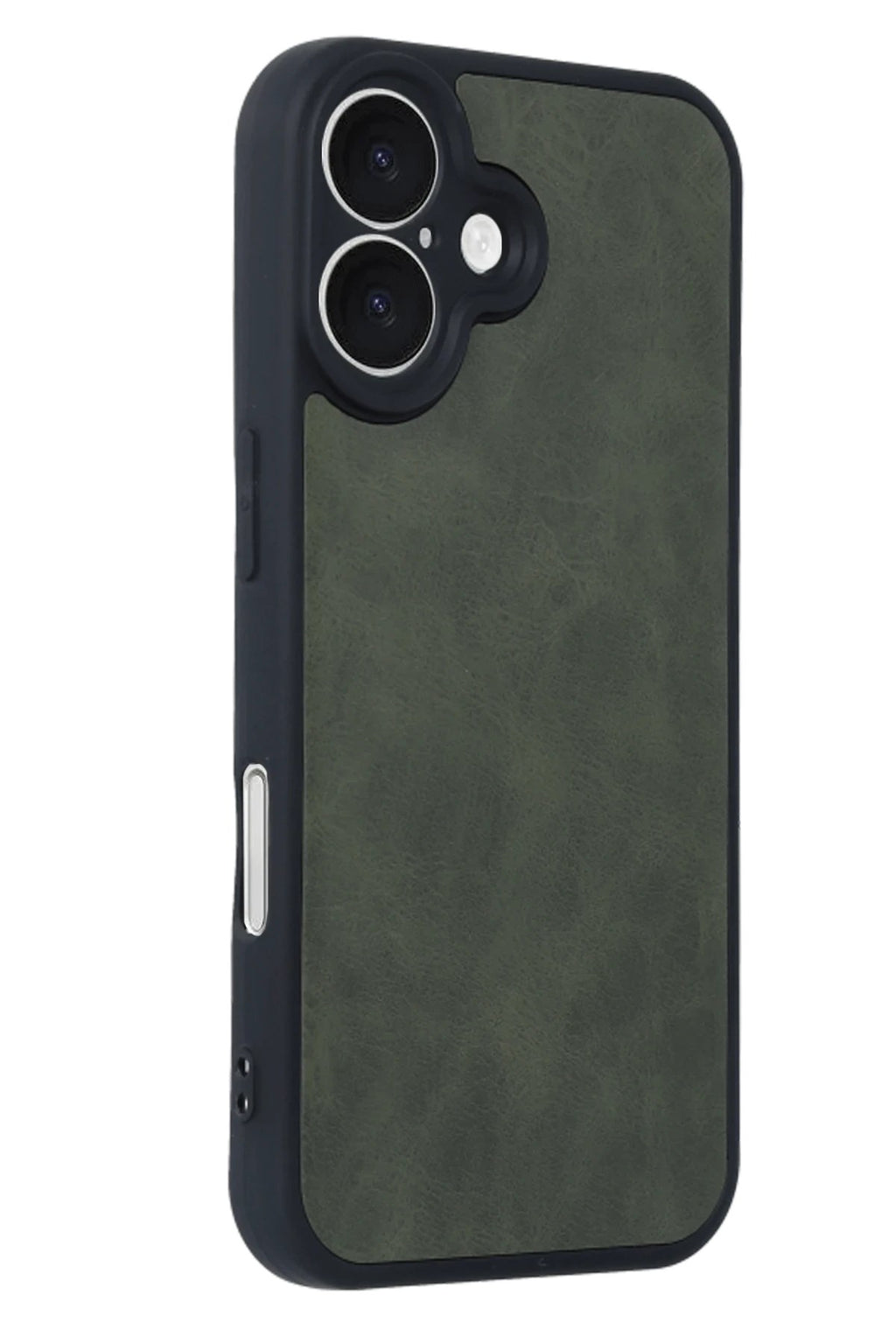 Mey İthalat® iPhone 16 Kılıf Aras Deri Kapak - Koyu Yeşil