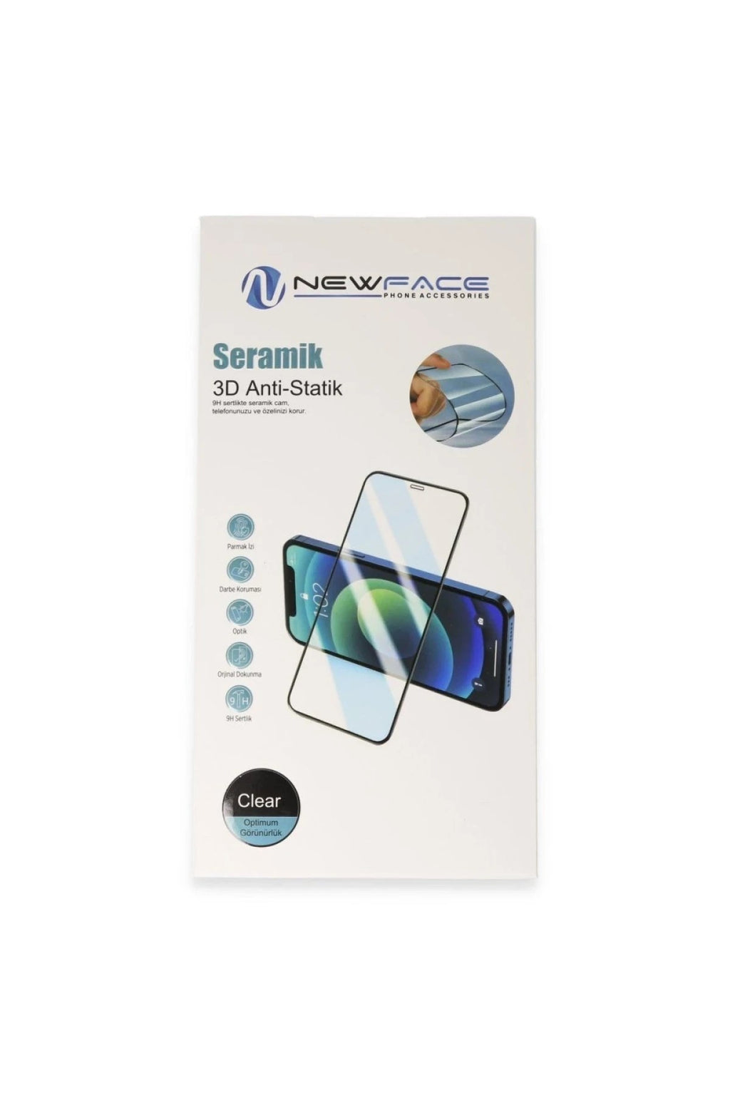 Mey İthalat® iPhone 16 Pro 3D Antistatik Seramik Nano Ekran Koruyucu