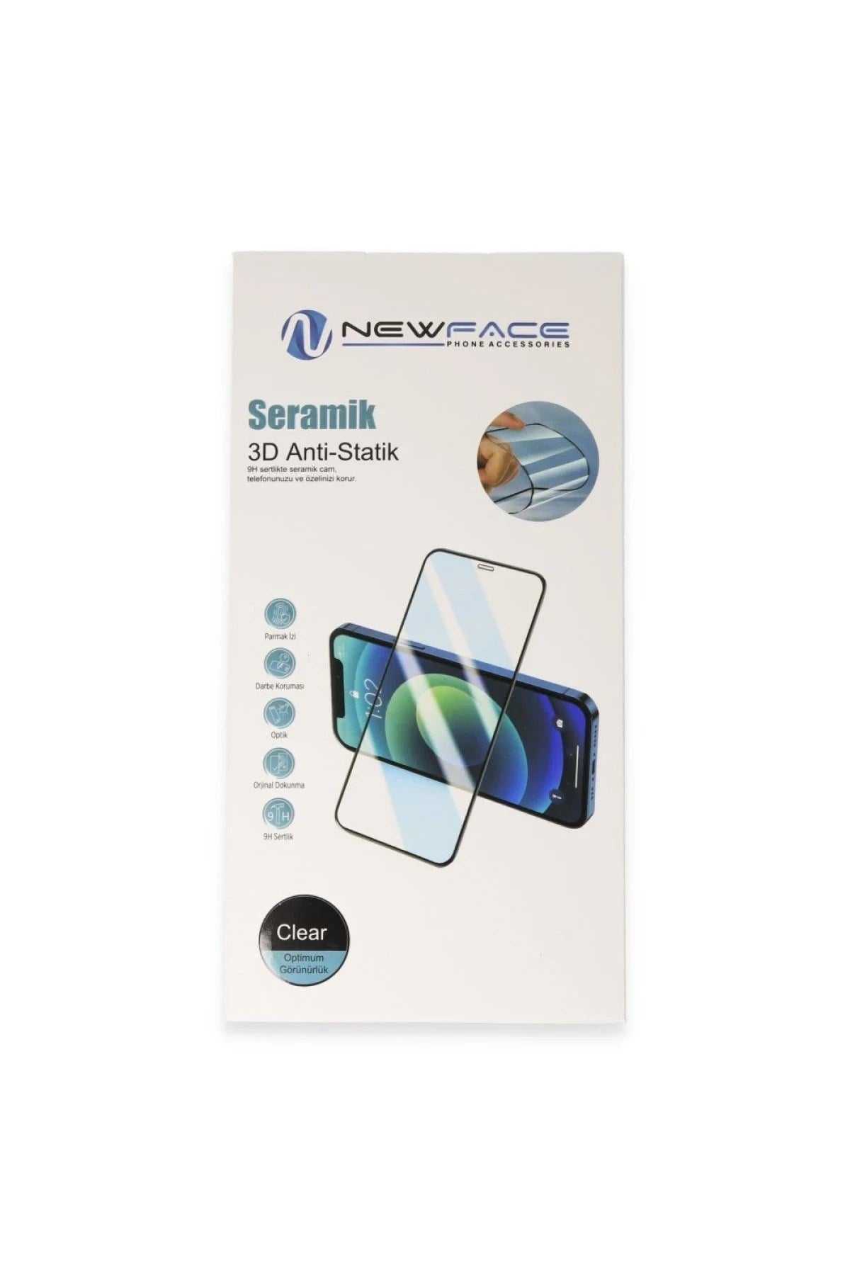 Mey İthalat® iPhone 16 Pro 3D Antistatik Seramik Nano Ekran Koruyucu