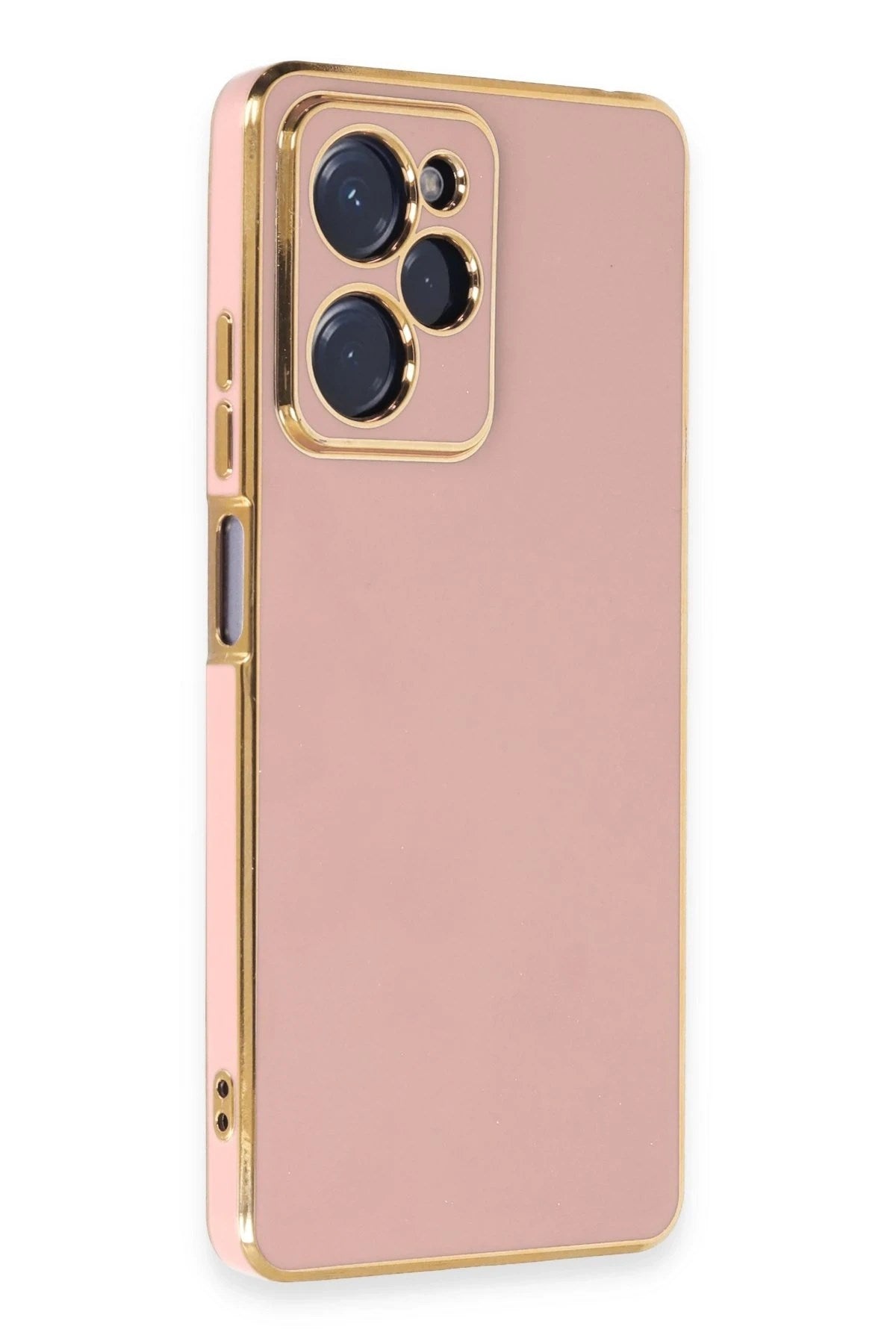 Mey İthalat® Poco X5 Pro 5G Kılıf Volet Silikon - Pembe