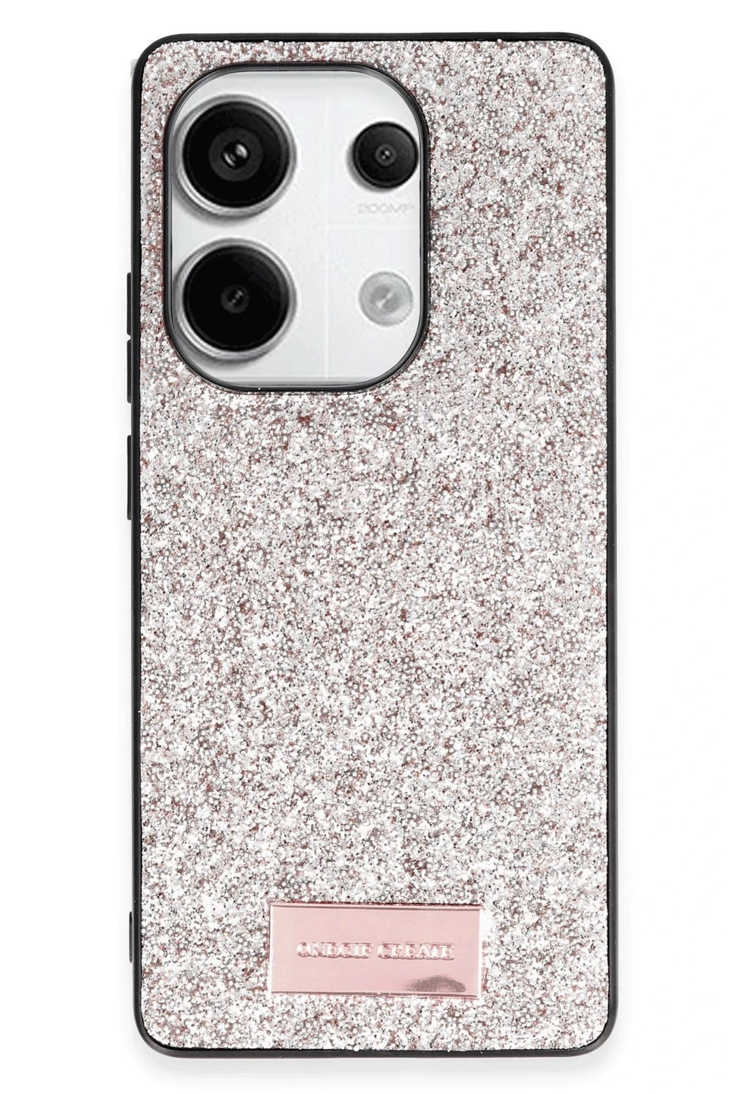 Mey İthalat® Redmi Note 13 Pro 4G Bright Simli Kapak - Gold