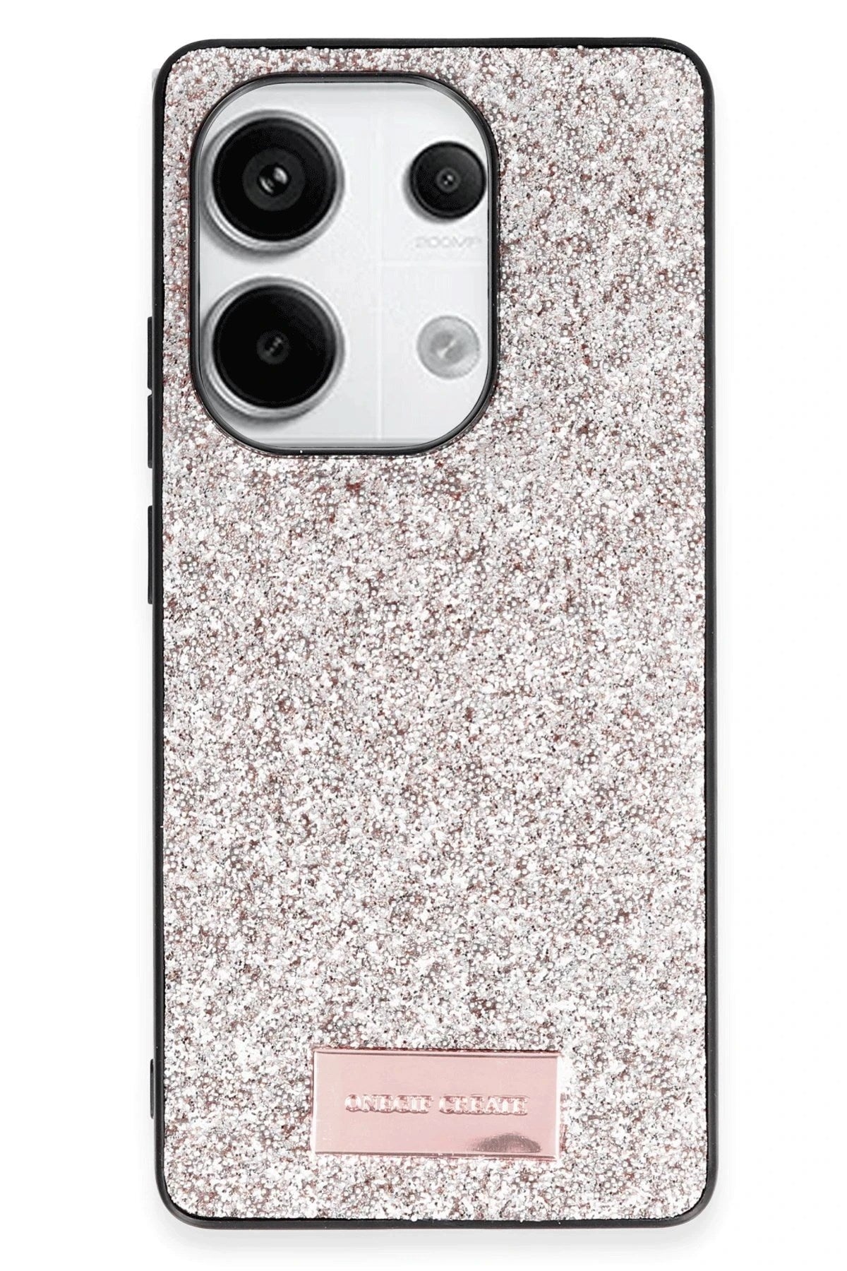 Mey İthalat® Redmi Note 13 Pro 4G Bright Simli Kapak - Gold