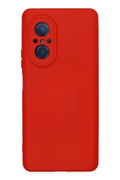 Mey İthalat® Huawei Nova 9 SE Kılıf Nano içi Kadife Silikon - Kırmızı