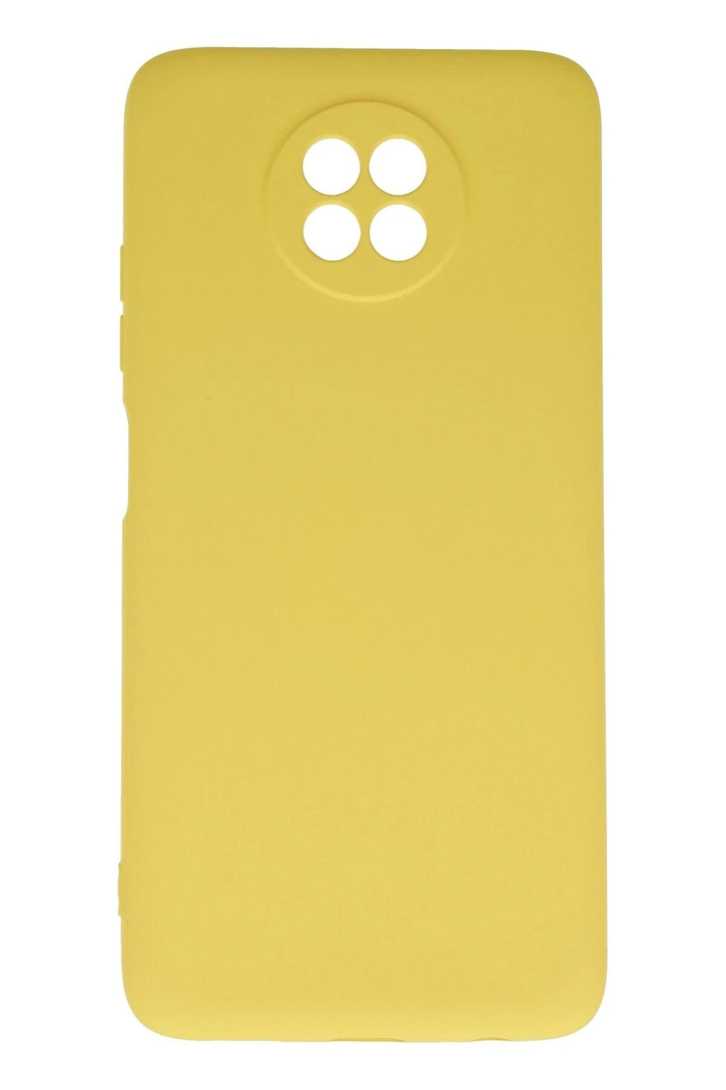 Mey İthalat® Redmi Note 9 5G Kılıf Nano içi Kadife Silikon - Sarı