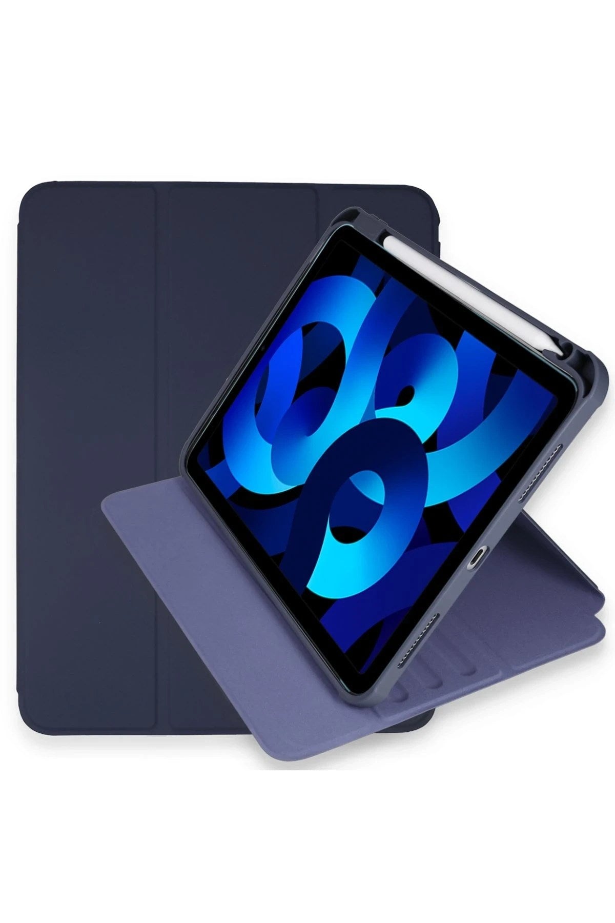 Mey İthalat® iPad Pro 11 (2021) Kılıf Starling 360 Kalemlikli Tablet Kılıf - Lacivert