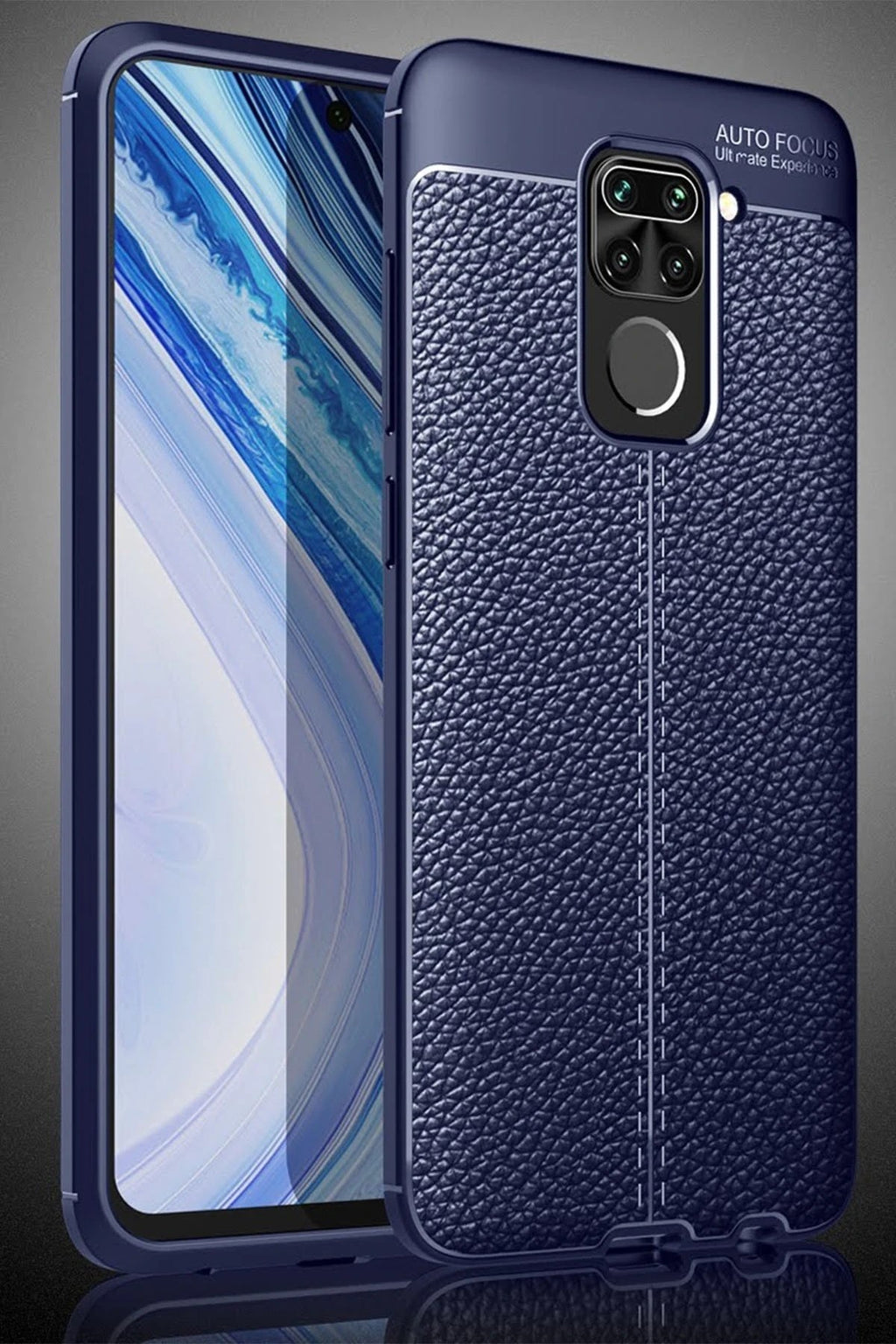 Mey İthalat® Redmi Note 9 Kılıf Auto Focus Kapak - Lacivert