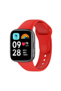 Mey İthalat® Redmi Watch 3 Active Klasik Kordon - Kırmızı