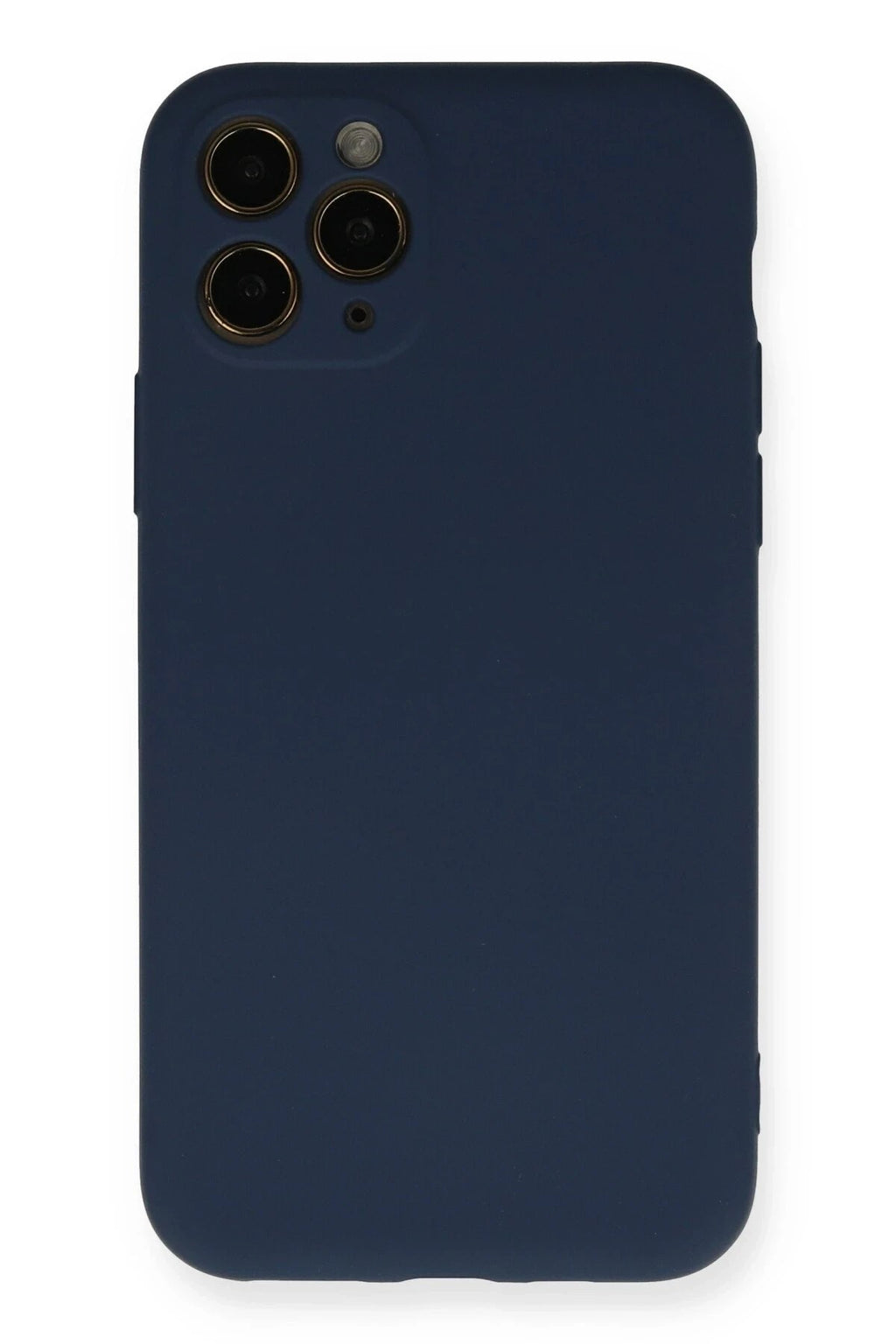 Mey İthalat® iPhone 11 Pro Kılıf Nano içi Kadife Silikon - Lacivert