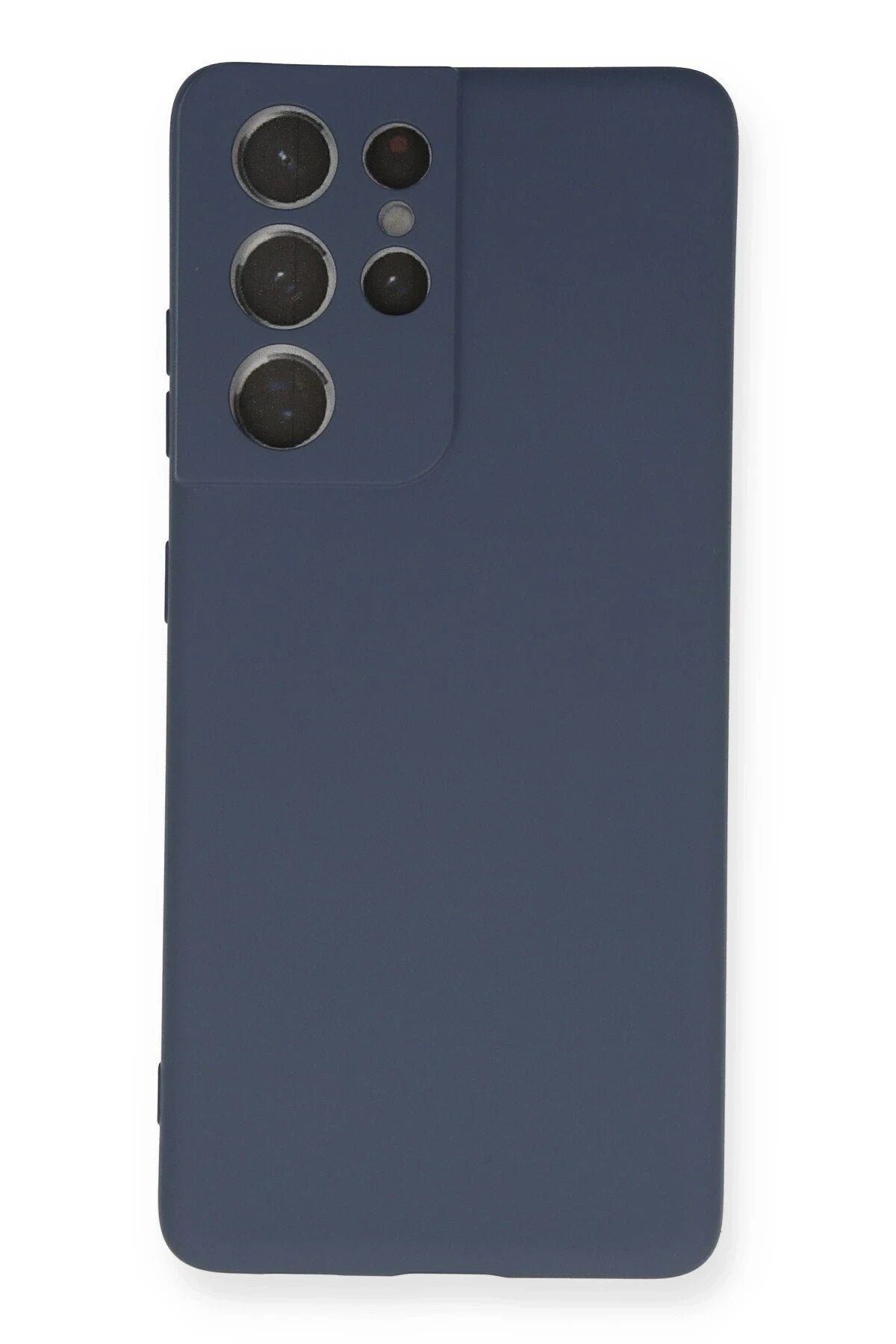 Mey İthalat® Samsung Galaxy S21 Ultra Kılıf Nano içi Kadife Silikon - Gri