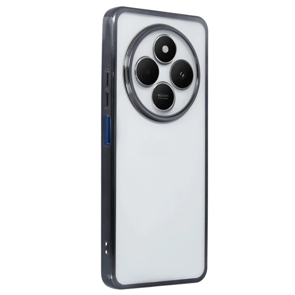 Mey İthalat® Redmi 14C Kılıf Lensli Silikon - Siyah