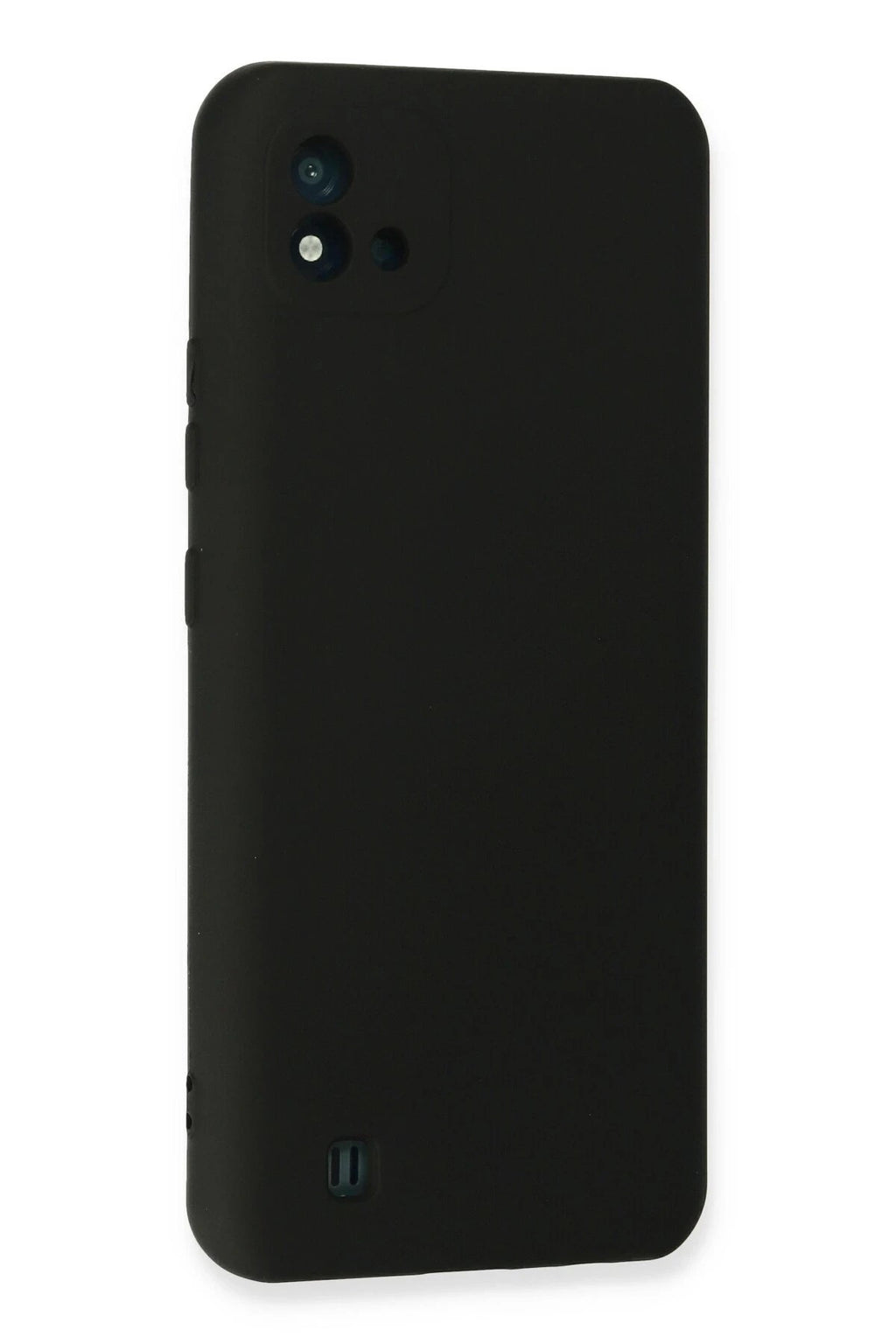 Mey İthalat® Realme C11 2021 Kılıf Nano içi Kadife Silikon - Siyah