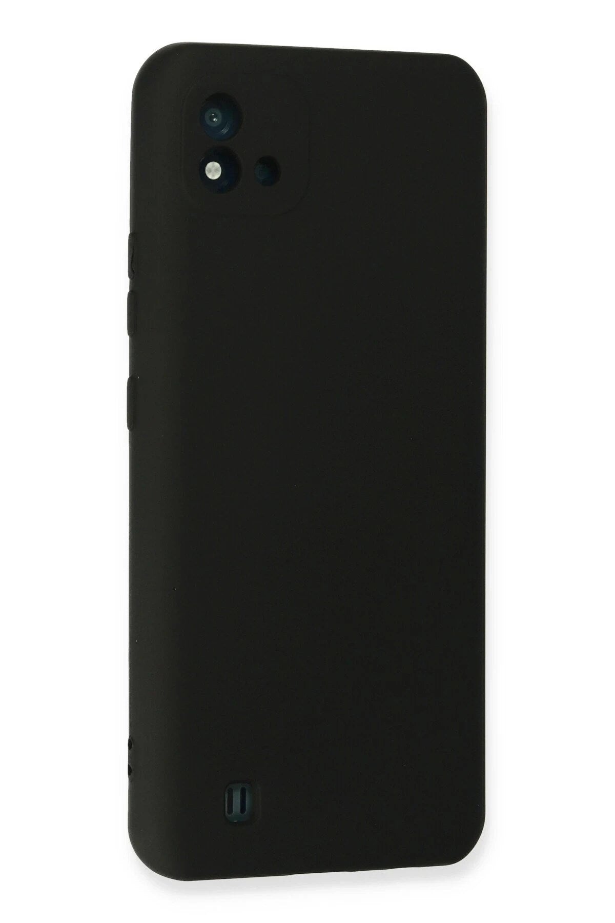 Mey İthalat® Realme C11 2021 Kılıf Nano içi Kadife Silikon - Siyah