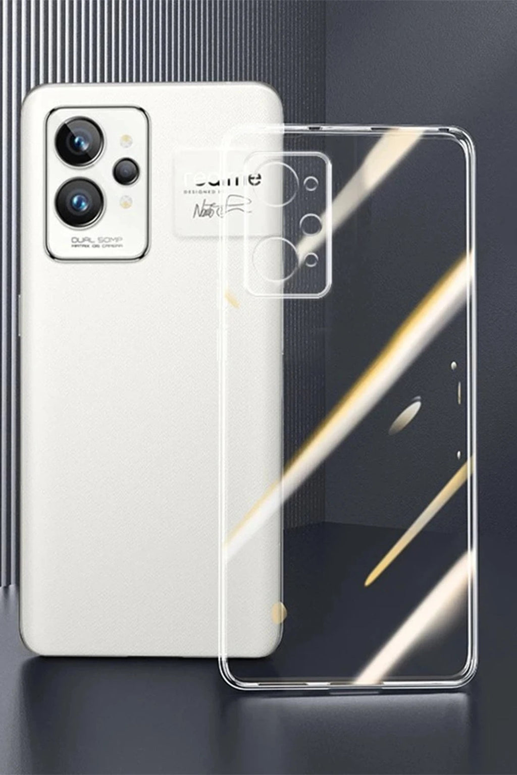 Mey İthalat® Realme GT2 Pro 5G Kılıf Lüx Şeffaf Silikon