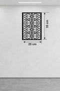Mey İthalat® Sarmaşık ve Yaprak Motifli Ahşap Duvar Tablosu - 25x35 cm Lazer Kesim Dekoratif Pano