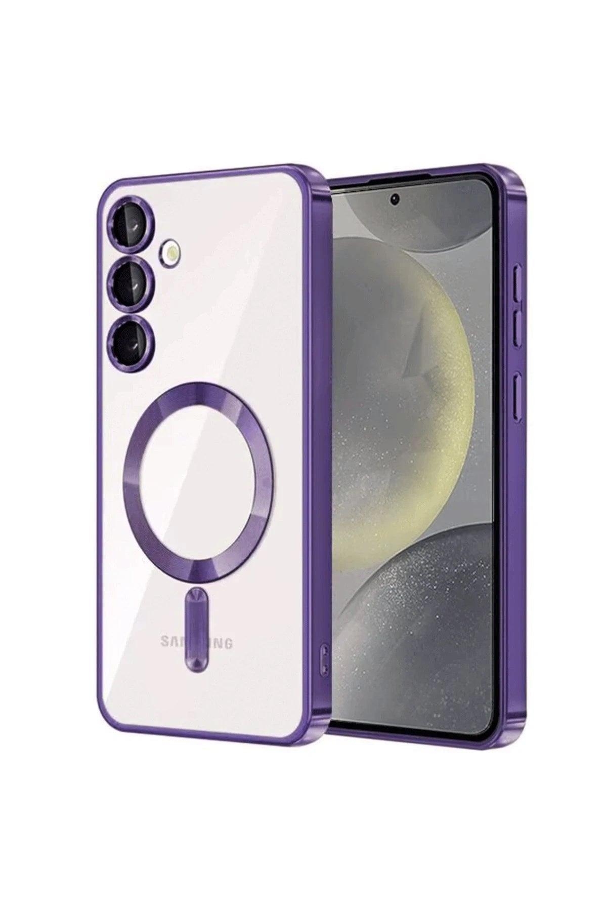 Mey İthalat® Samsung Galaxy S23 Plus Kılıf Kross Magneticsafe Kapak - Mor