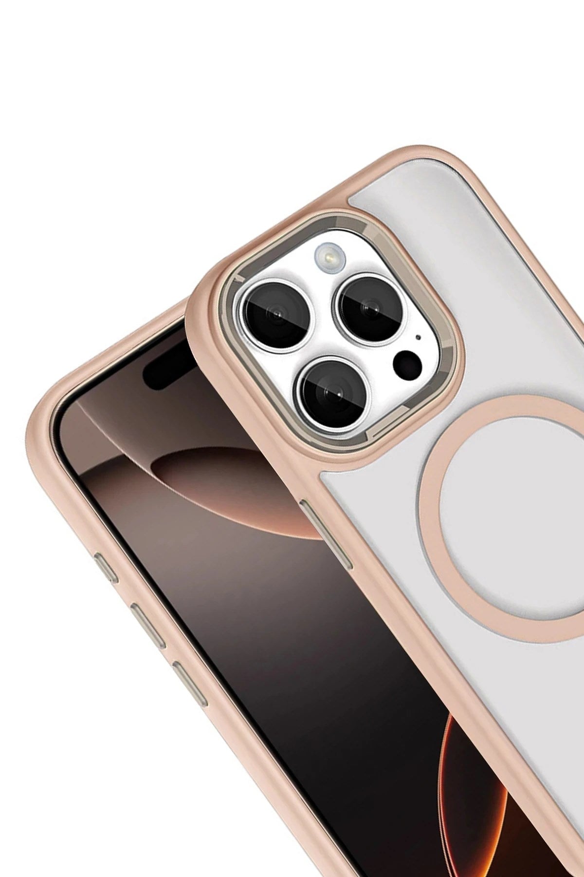 Mey İthalat® iPhone 15 Pro Max Terea Magsafe Kapak - Gold