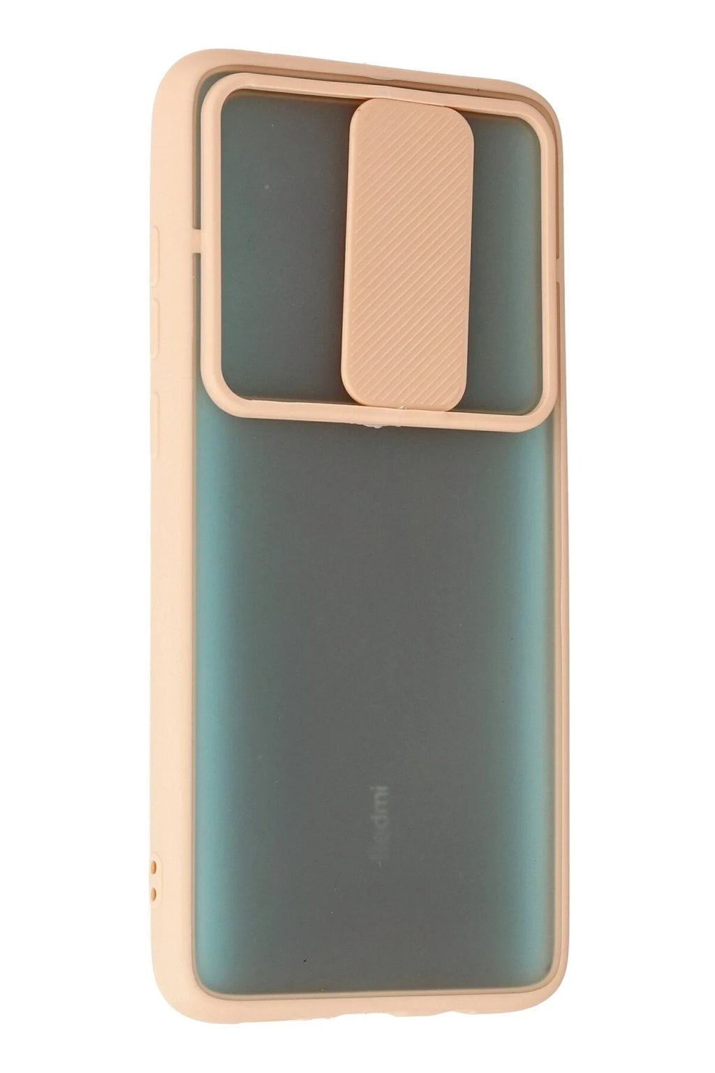 Mey İthalat® Redmi Note 8 Pro Kılıf Palm Buzlu Kamera Sürgülü Silikon - Pembe