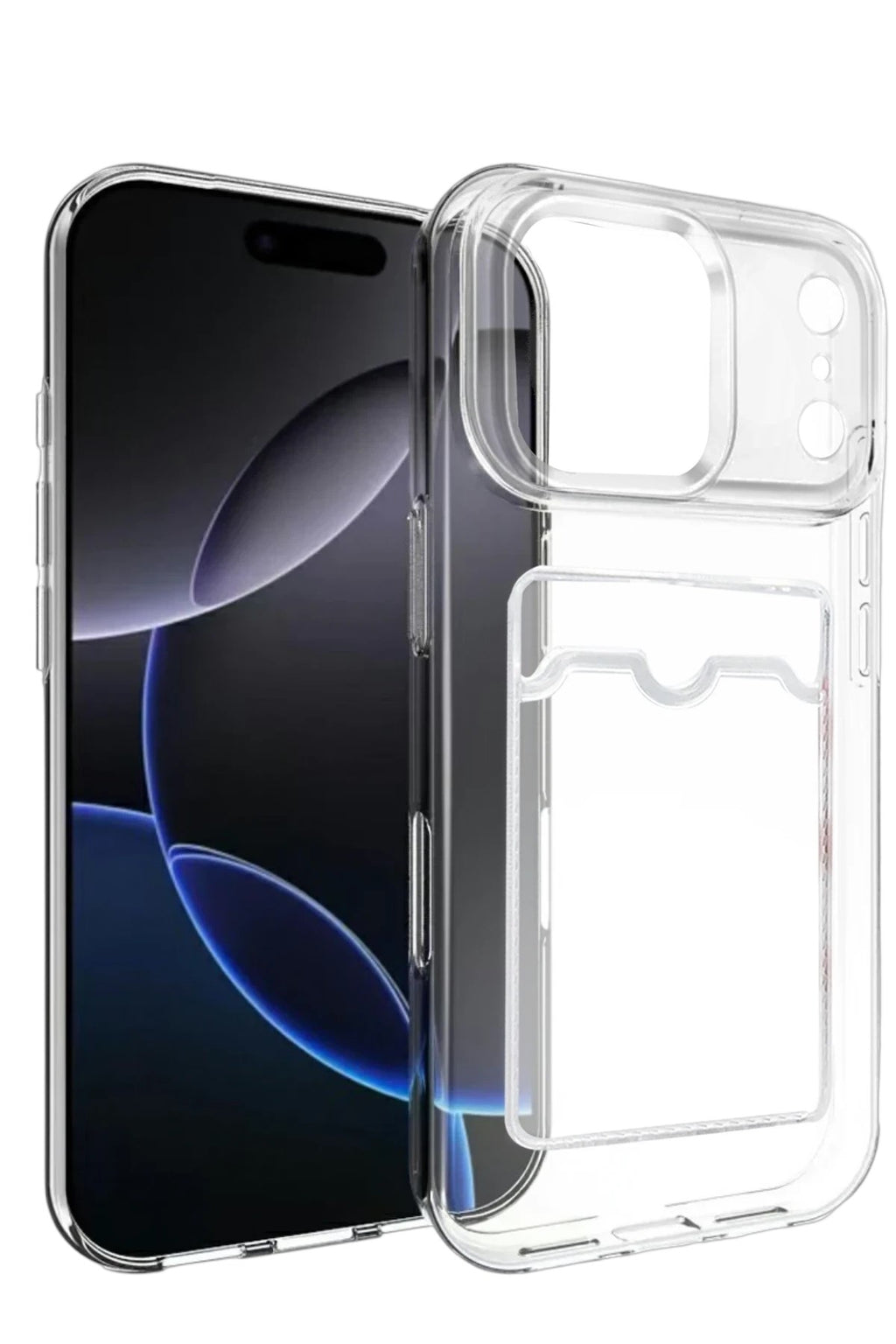 Mey İthalat® iPhone 17 Pro Kart Şeffaf Silikon - Şeffaf