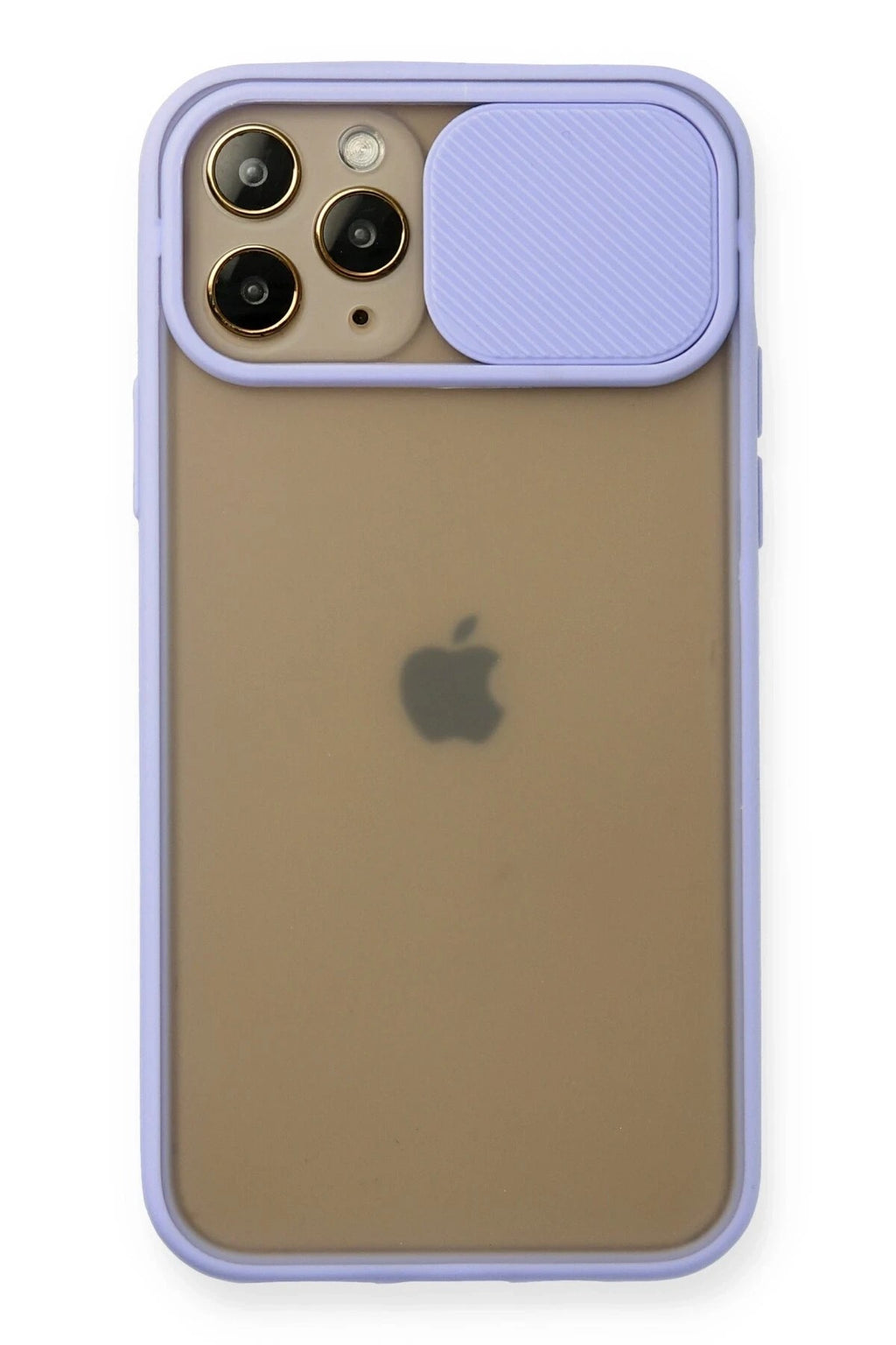 Mey İthalat® iPhone 11 Pro Kılıf Palm Buzlu Kamera Sürgülü Silikon - Lila