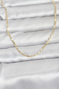 Mey İthalat® CM 14K Gold Renk Lazerli Zincir Model 60 cm Kadın Kolye