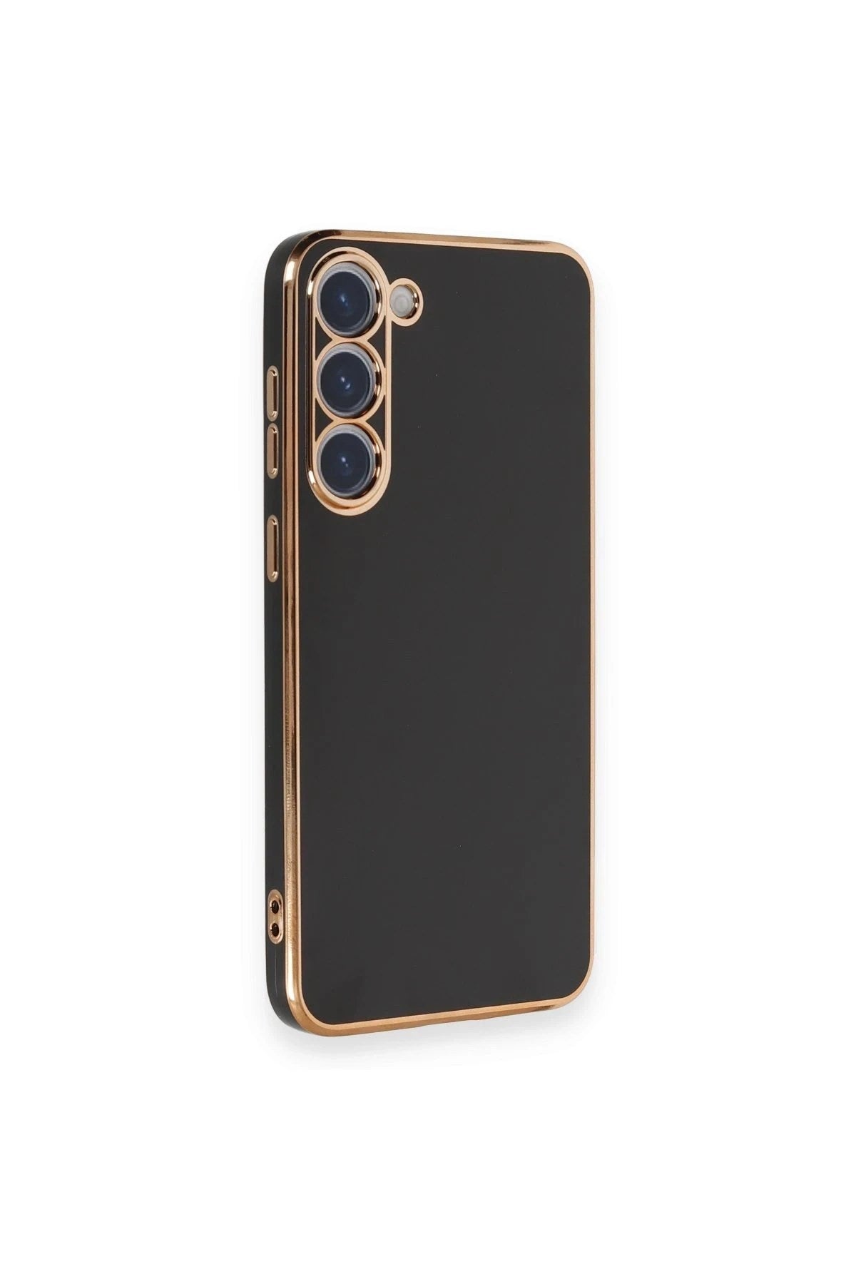 Mey İthalat® Samsung Galaxy S23 Plus Kılıf Volet Silikon - Siyah