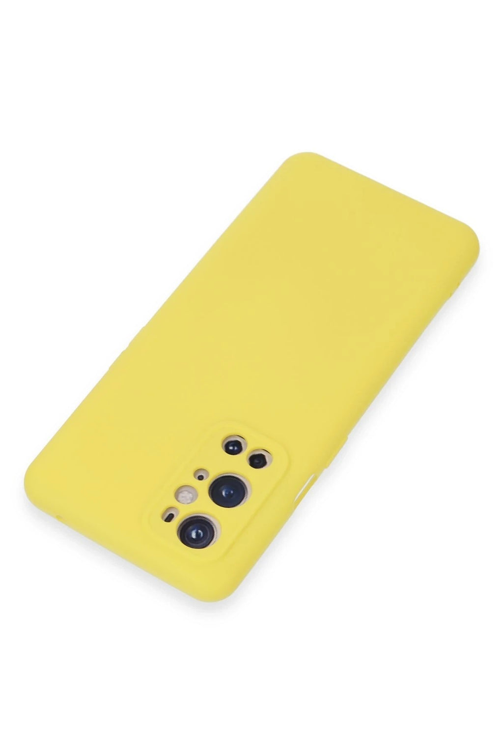Mey İthalat® One Plus 9 Pro Kılıf Nano içi Kadife Silikon - Sarı
