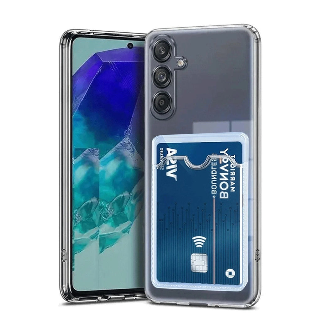 Mey İthalat® Samsung Galaxy A36 Kılıf Kart Şeffaf Silikon - Şeffaf