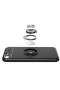 Mey İthalat® iPhone 7 Kılıf Range Yüzüklü Silikon - Kırmızı