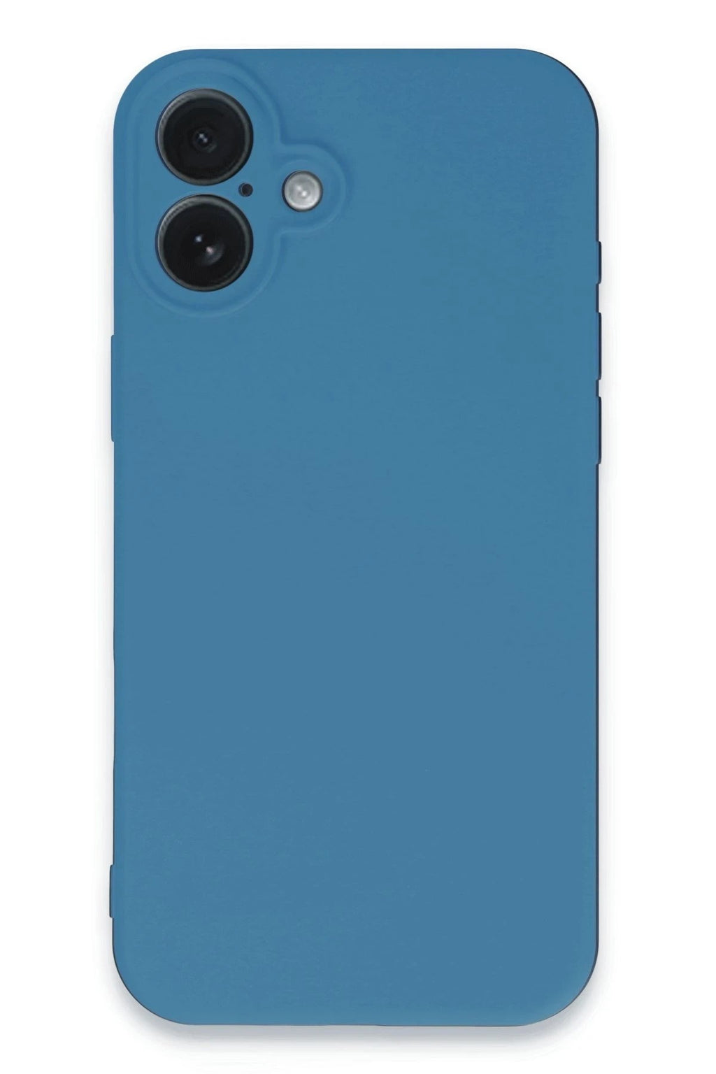 Mey İthalat® iPhone 16 Plus Kılıf Nano içi Kadife Silikon - Mavi