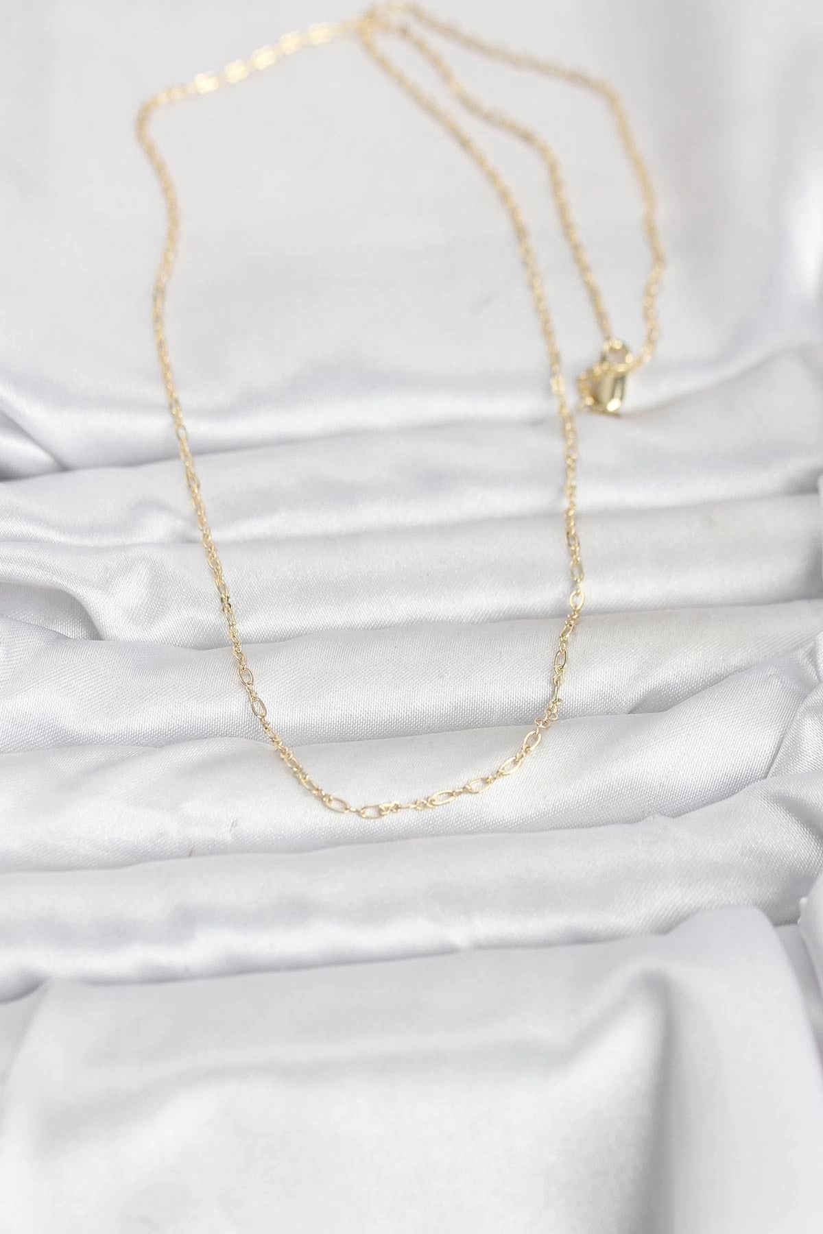 Mey İthalat® CM 14K Gold Renk 60 cm Zincirli Kadın Kolye
